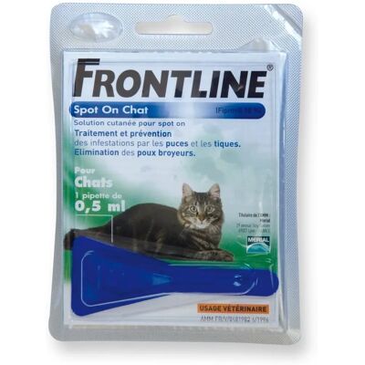Frontline Chat Spot On - Protection antiparasitaire pour chats - Publicité Frontline Chat Spot On - Protection antiparasitaire pour chats - Publicité