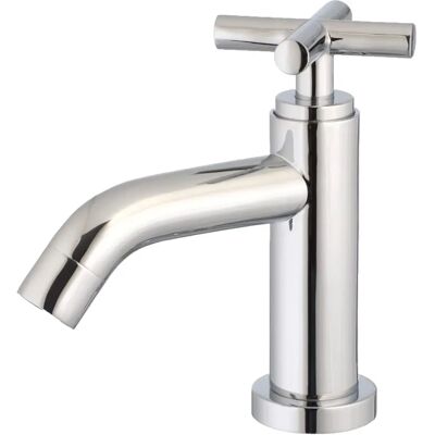 Robinets lavabo Croce d'Essebagno - Chrome - Poignée en croix, Design compact - Publicité Robinets lavabo Croce d'Essebagno - Chrome - Poignée en croix, Design compact - Publicité