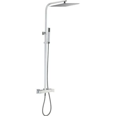 Columna de ducha mecánica Kiara en cromo - Essebagno Columna de ducha mecánica Kiara en cromo - Essebagno