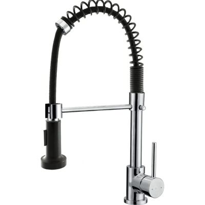 Robinet Plimo d'Essebagno - Céramique, Double Jet, Noir Mat & Chrome - Publicité Robinet Plimo d'Essebagno - Céramique, Double Jet, Noir Mat & Chrome - Publicité