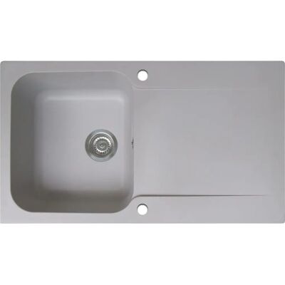 Fregadero reversible en resina gris - Essebagno - Cocina Fregadero reversible en resina gris - Essebagno - Cocina