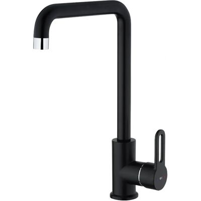 Robinet de cuisine Baltic d'Essebagno - Noir Mat - Garantie 10 Ans - Publicité Robinet de cuisine Baltic d'Essebagno - Noir Mat - Garantie 10 Ans - Publicité