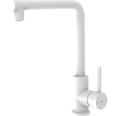 Rubinetto cucina monocomando bianco Pure II - Alto, girevole Rubinetto cucina monocomando bianco Pure II - Alto, girevole