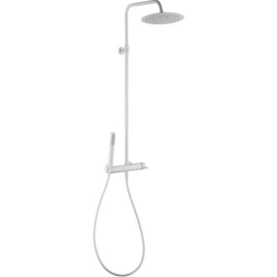 Columna de ducha blanca Luisa de Essebagno - Tipo de ducha Columna de ducha blanca Luisa de Essebagno - Tipo de ducha