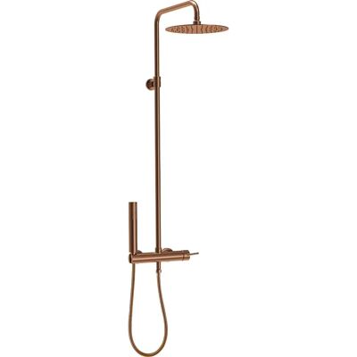 Columna de Ducha Moderna Cobre - Ajustable, Cabezal Anticalcáreo, 5A Columna de Ducha Moderna Cobre - Ajustable, Cabezal Anticalcáreo, 5A