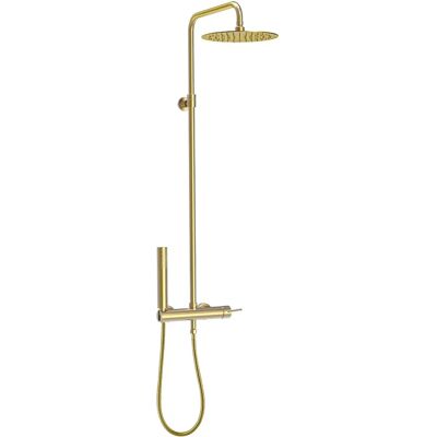 Essebagno - Modello Luisa - Colonna doccia oro spazzolato - Accessorio bagno Essebagno - Modello Luisa - Colonna doccia oro spazzolato - Accessorio bagno