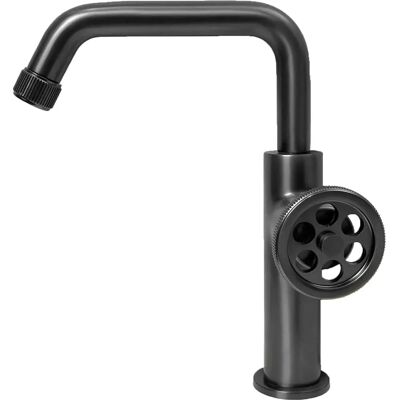 Robinet Indus ESSEBAGNO - Mitigeur lavabo bas - Gris - Publicité Robinet Indus ESSEBAGNO - Mitigeur lavabo bas - Gris - Publicité