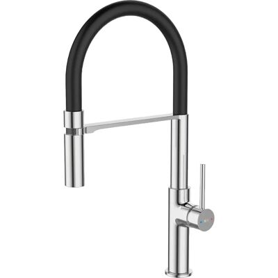 Miscelatore cucina Magneto con doccetta in cromo - Essebagno Miscelatore cucina Magneto con doccetta in cromo - Essebagno
