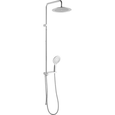 Colonna Doccia Tecnomat - Cromata, Telescopica, Testa rotonda 24cm Colonna Doccia Tecnomat - Cromata, Telescopica, Testa rotonda 24cm