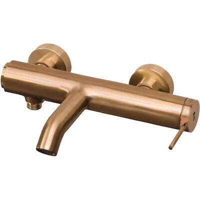 Miscelatore bagno e doccia in oro rosa di Essebagno - Design contemporaneo Miscelatore bagno e doccia in oro rosa di Essebagno - Design contemporaneo