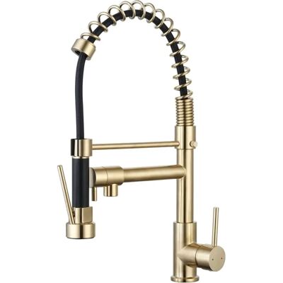 Rubinetto cucina oro spazzolato Big Pro - Rubinetto Rubinetto cucina oro spazzolato Big Pro - Rubinetto