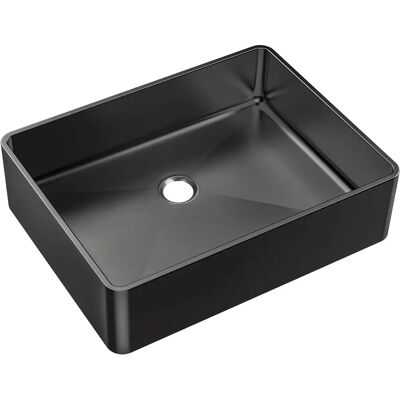 ESSEBAGNO Luisa Lavabo di supporto - 48x37cm Inox Moderno ESSEBAGNO Luisa Lavabo di supporto - 48x37cm Inox Moderno