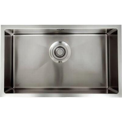 Fregadero de Cocina de Acero Inoxidable Luisa - 76x45cm - Una Cubeta Fregadero de Cocina de Acero Inoxidable Luisa - 76x45cm - Una Cubeta