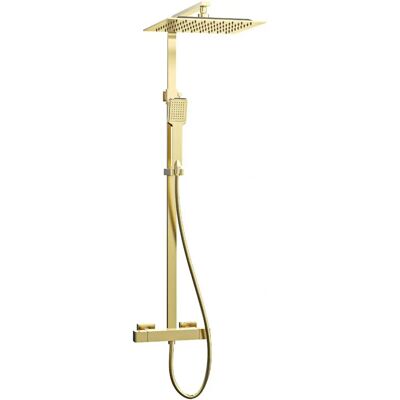 Colonna doccia Quarts 300 oro spazzolato - Tipo di doccia Colonna doccia Quarts 300 oro spazzolato - Tipo di doccia