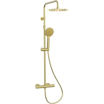 Colonna doccia Luisa oro spazzolato - Regolabile termostatica Colonna doccia Luisa oro spazzolato - Regolabile termostatica