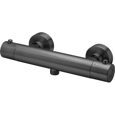 ESSEBAGNO Mezclador termostático para ducha Luisa - Gun Metal - Bañera y Ducha ESSEBAGNO Mezclador termostático para ducha Luisa - Gun Metal - Bañera y Ducha