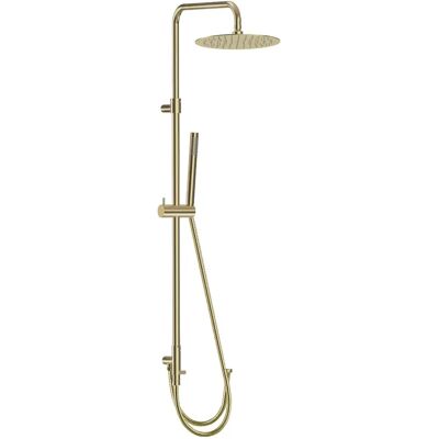 Colonna doccia Luisa II oro spazzolato - Senza miscelatore - Tipo di doccia Colonna doccia Luisa II oro spazzolato - Senza miscelatore - Tipo di doccia