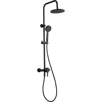Colonna doccia nera Delice di Essebagno - Miscelatore meccanico Colonna doccia nera Delice di Essebagno - Miscelatore meccanico