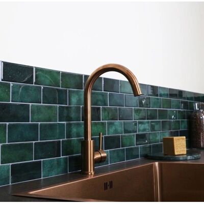 Grifo de cocina Kiwo de cobre cepillado - Essebagno Grifo de cocina Kiwo de cobre cepillado - Essebagno