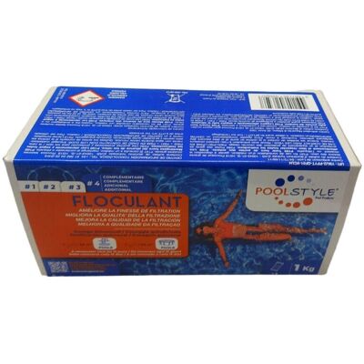 POOLSTYLE - Floculant Cristallisant en Calzes 8x125g - Produit Chimique Piscine - Haute Qualité - Publicité POOLSTYLE - Floculant Cristallisant en Calzes 8x125g - Produit Chimique Piscine - Haute Qualité - Publicité