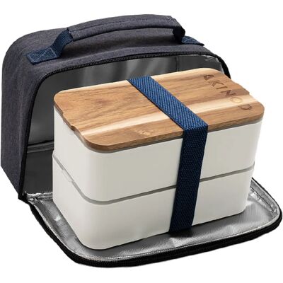 Akinod - 11H58 - 1.4 L - 2 Fächer - Bento Lunch Box Akinod - 11H58 - 1.4 L - 2 Fächer - Bento Lunch Box