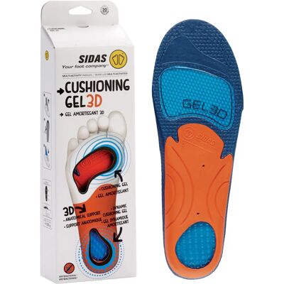 Sidas Cushioning Gel 3D Innlegg - Støtte & Komfort Sidas Cushioning Gel 3D Innlegg - Støtte & Komfort