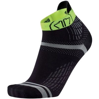 Sidas Run Feel - Laufsocken - Schwarz / Gelb - 37-38 Sidas Run Feel - Laufsocken - Schwarz / Gelb - 37-38