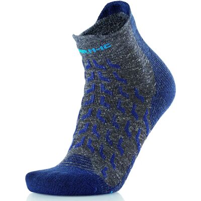 Chaussettes Trekking Therm-ic Gris/Bleu - Légères, Respirantes, Renforcées - Publicité Chaussettes Trekking Therm-ic Gris/Bleu - Légères, Respirantes, Renforcées - Publicité