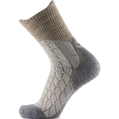 Therm-Ic Trekking Warm - Izolační turistické ponožky z Merino vlny - Béžová / Šedá Therm-Ic Trekking Warm - Izolační turistické ponožky z Merino vlny - Béžová / Šedá