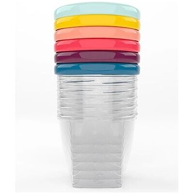 Babymoov Babybols 6er Set mit 250ml Vorratsgläser - BPA Frei Babymoov Babybols 6er Set mit 250ml Vorratsgläser - BPA Frei