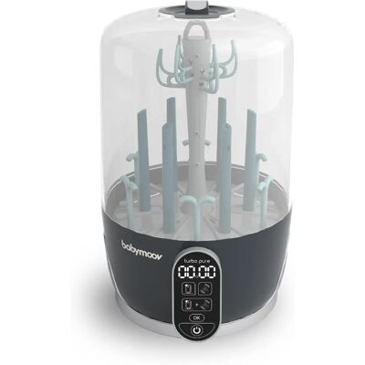 Babymoov Turbo Pure Steriliser and Bottle Dryer - Blue Babymoov Turbo Pure Steriliser and Bottle Dryer - Blue