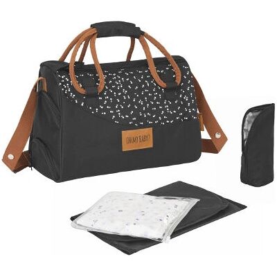 Badabulle B043029 Bolsa de Fraldas - Bolsa de Fraldas, Preta, Marrom, Branca, Poliéster Badabulle B043029 Bolsa de Fraldas - Bolsa de Fraldas, Preta, Marrom, Branca, Poliéster