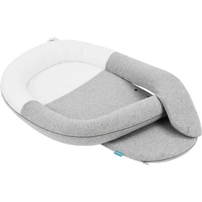 Positionneur de sommeil bébé BabyMoov Cocon Gris Blanc Coton Polyester - Positionneur de sommeil bébé Positionneur de sommeil bébé BabyMoov Cocon Gris Blanc Coton Polyester - Positionneur de sommeil bébé