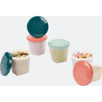 Ekologické potravinové kontejnery Babymoov Babybols - 6 x 250ml Ekologické potravinové kontejnery Babymoov Babybols - 6 x 250ml