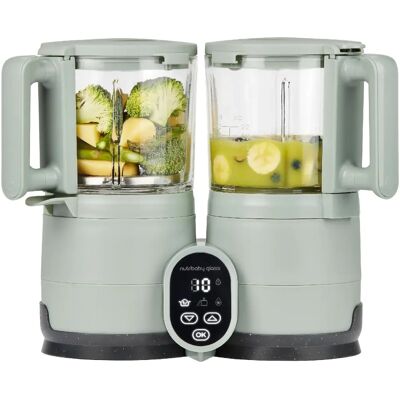 Babymoov Nutribaby Glass Zelený - Robot na vaření a mixér pro děti Babymoov Nutribaby Glass Zelený - Robot na vaření a mixér pro děti