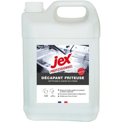 Jex Professionnel Dégraissant pour Friteuses - 5L - Agent Dégraissant - Publicité Jex Professionnel Dégraissant pour Friteuses - 5L - Agent Dégraissant - Publicité