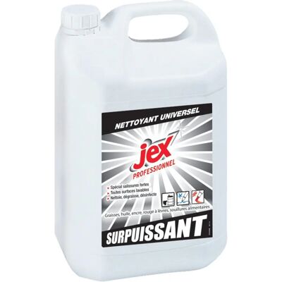 Jex Professionnel Nettoyant Surpuissant - 5L - Produit de Nettoyage - Publicité Jex Professionnel Nettoyant Surpuissant - 5L - Produit de Nettoyage - Publicité
