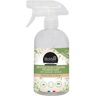 Désodorisant liquide Boldair PV56076801 - Bambou Vert, Jasmin - Désinfecte air & surfaces - Publicité Désodorisant liquide Boldair PV56076801 - Bambou Vert, Jasmin - Désinfecte air & surfaces - Publicité