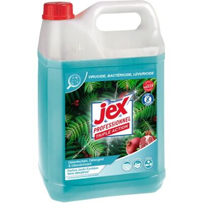 Nettoyant désinfectant multi-usages JEX Professionnel - 5L - Publicité Nettoyant désinfectant multi-usages JEX Professionnel - 5L - Publicité