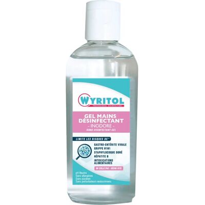Gel hydroalcoolique Wyritol 100ML - Désinfectant pour mains - Publicité Gel hydroalcoolique Wyritol 100ML - Désinfectant pour mains - Publicité