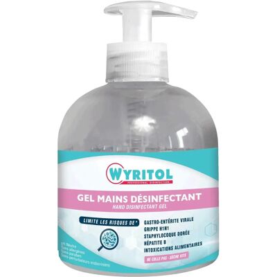 Gel hydroalcoolique Wyritol SPS - Désinfectant mains - 300 ml - Publicité Gel hydroalcoolique Wyritol SPS - Désinfectant mains - 300 ml - Publicité