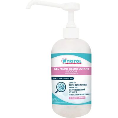 Wyritol Gel hydroalcoolique 500 ml - Désinfectant pour mains - Publicité Wyritol Gel hydroalcoolique 500 ml - Désinfectant pour mains - Publicité