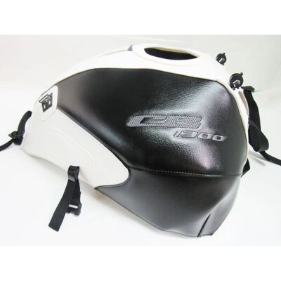 Protège réservoir Bagster Honda CB 1300 - Noir et Blanc - Tapis de réservoir - Publicité Protège réservoir Bagster Honda CB 1300 - Noir et Blanc - Tapis de réservoir - Publicité