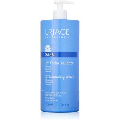 Uriage Bébé 1ère Crème Lavante Sans Savon Mousse 1L - Publicité Uriage Bébé 1ère Crème Lavante Sans Savon Mousse 1L - Publicité
