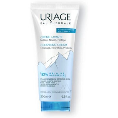 Uriage Reinigeercrème Gevoelige Huid - Voedend 200ml - Reiniger Uriage Reinigeercrème Gevoelige Huid - Voedend 200ml - Reiniger