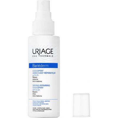 Uriage Bariéderm Cica korjaussuihke kuparin ja sinkin sisällöllä (100ml) Uriage Bariéderm Cica korjaussuihke kuparin ja sinkin sisällöllä (100ml)