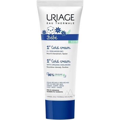 Uriage Baby Κρύα Κρέμα με Οργανικό Edelweiss (75 ml) Uriage Baby Κρύα Κρέμα με Οργανικό Edelweiss (75 ml)