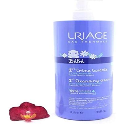 Uriage Bébé 1. Reinigungscreme mit biologischem Edelweiß 1L Uriage Bébé 1. Reinigungscreme mit biologischem Edelweiß 1L