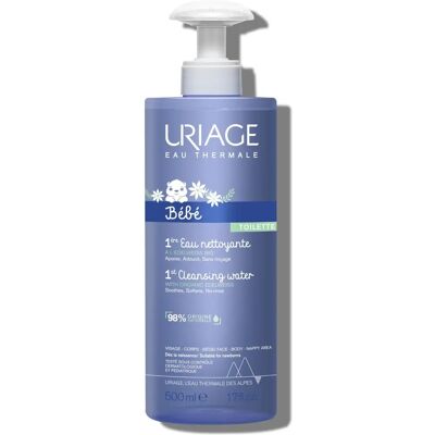 Uriage Bébé 1st Reinigungswasser mit Bio-Edelweiß 500ml Uriage Bébé 1st Reinigungswasser mit Bio-Edelweiß 500ml
