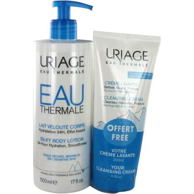 Lait Corporel et Crème Nettoyante Uriage - Peau Sensible Lait Corporel et Crème Nettoyante Uriage - Peau Sensible